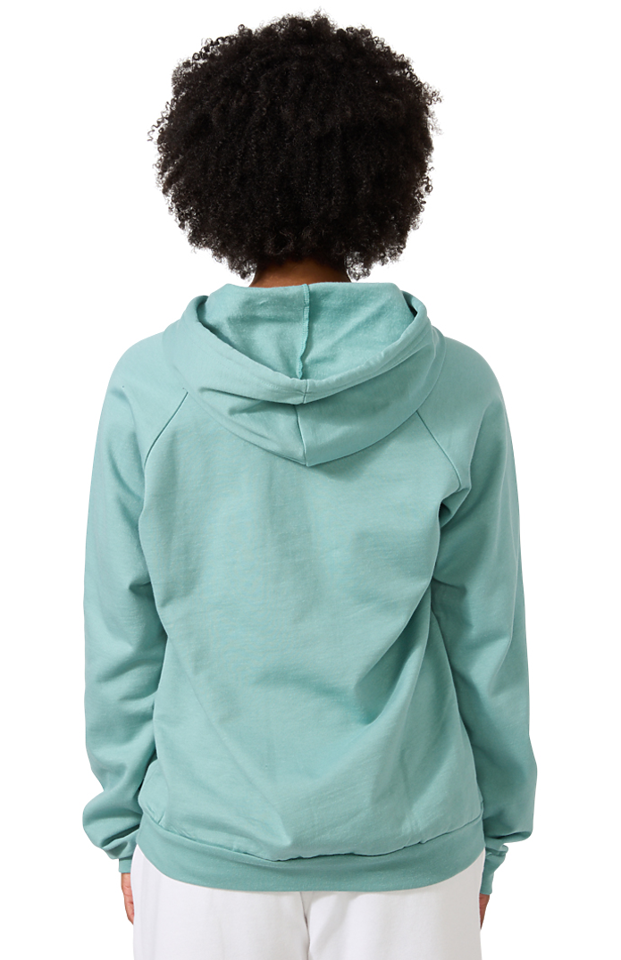 Royal Apparel 13555PD Unisex Vintage Pigment Dyed Fleece Pullover Hoody - Fern