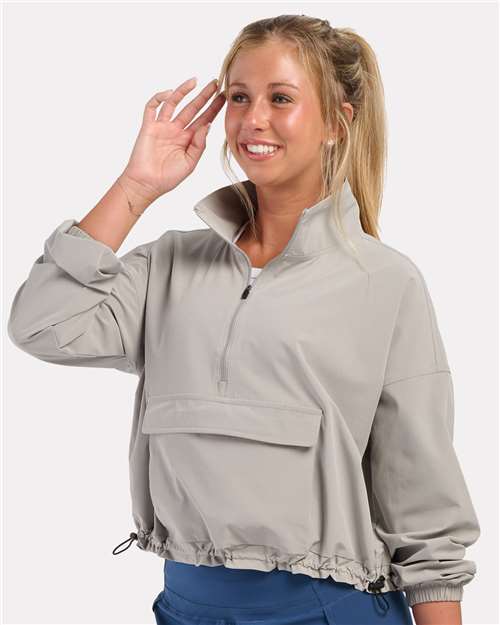 Boxercraft Women's Stretch Woven Quarter-Zip Pullover - Boxercraft BW5204