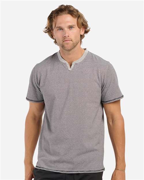 Boxercraft Men's Striped V-Notch T-Shirt - Boxercraft BM2401