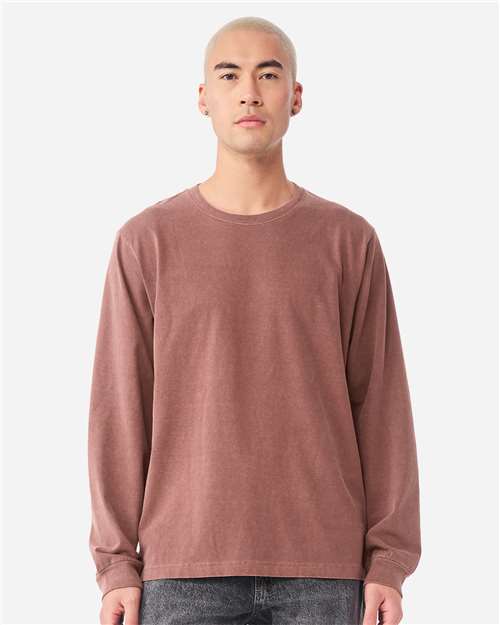 BELLA + CANVAS Unisex Heavyweight Garment-Dyed Long Sleeve Tee - BELLA + CANVAS 4851GD