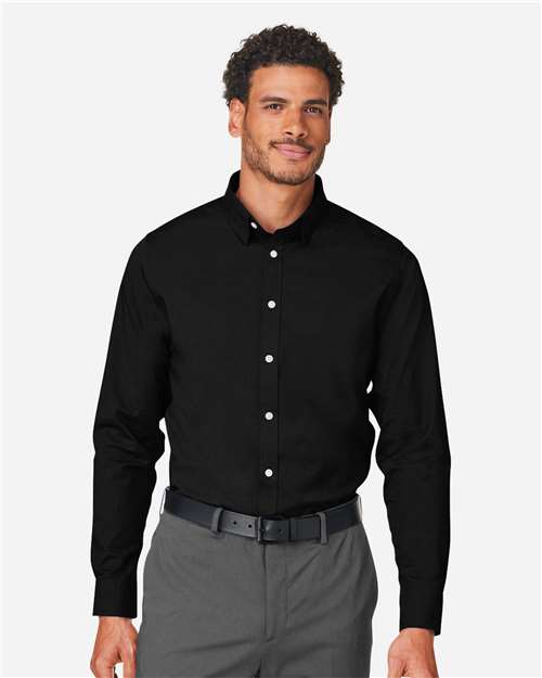 Joe's USA Men's CrownLux Performance® Spencer Poplin Dress Shirt