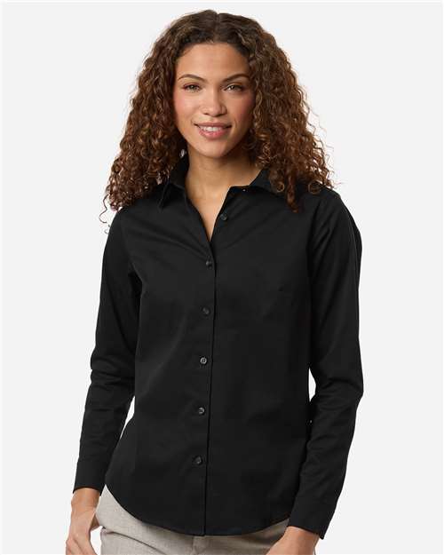 Joe's USA Women's CrownLux Performance® Spencer Poplin Dress Shirt