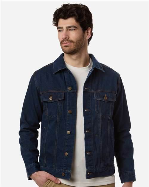 Harriton Unisex Cooper Denim Jacket - Harriton M75