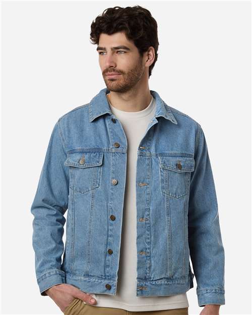 Harriton Unisex Cooper Denim Jacket - Harriton M75