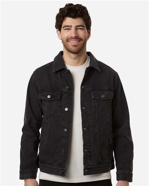 Harriton Unisex Cooper Denim Jacket - Harriton M75