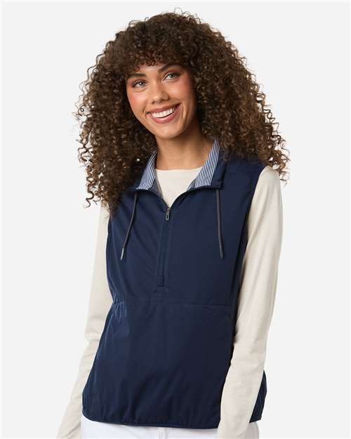 North End Women's Network Lightweight Quarter-Zip Vest - North End NE76W