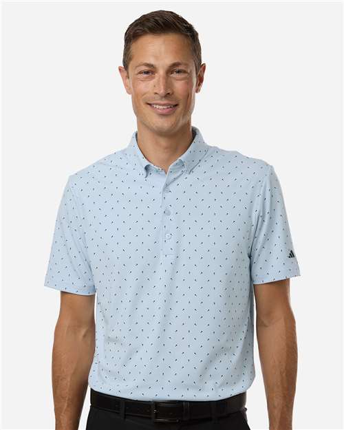 Adidas Men's Ultimate365 Micro Print Polo - Adidas A2028
