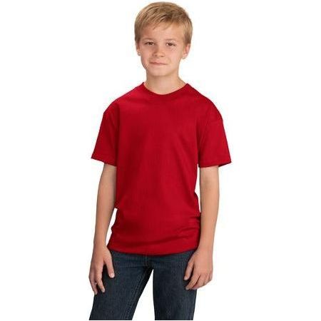 Youth 5.4-oz 100% Cotton T-Shirt Joe's USA Youth X-Small Red