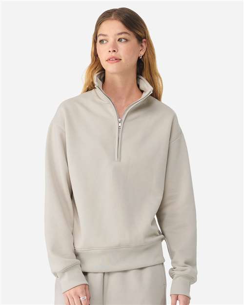 Bella + Canvas 4740 Unisex 10 oz Quarter-Zip Pullover Sweatshirt