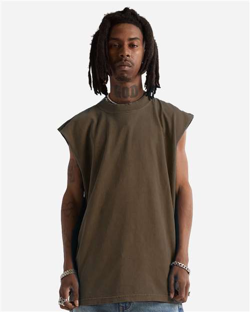 Shaka Wear Unisex Garment-Dyed Muscle Tee - Shaka Wear SHGMT