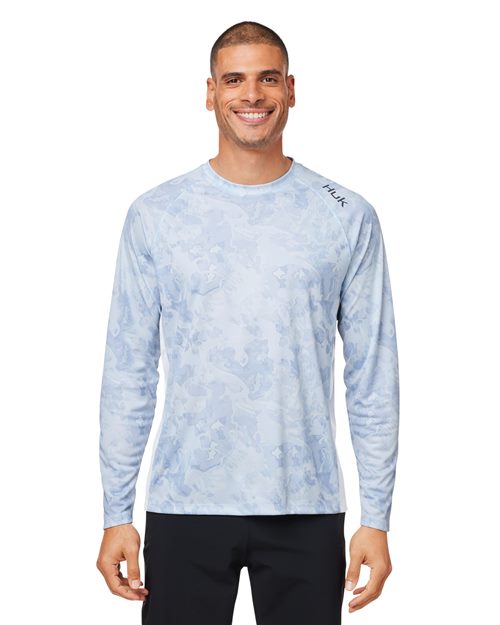 HUK H12L003 Unisex LoPro Camo Long Sleeve T-Shirt