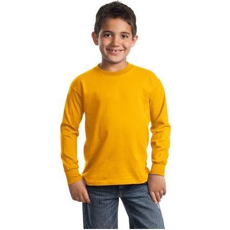 Joe's USA Youth Long Sleeve 100% Cotton T-Shirts