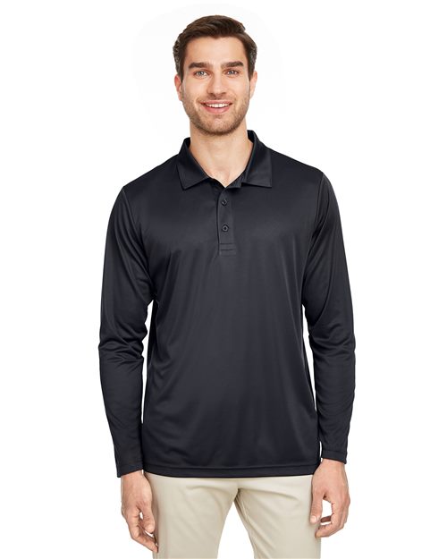 Team 365 Men's Zone Performance Long Sleeve Polo - Team 365 TT51L