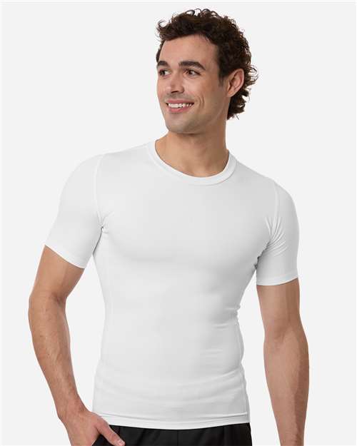 Adidas Men's Techfit Compression T-Shirt - Adidas AT130