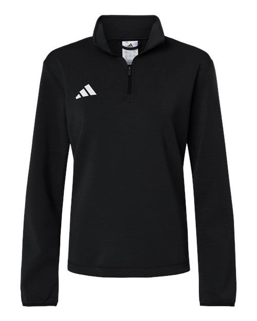 Adidas Women's 3-Stripes Quarter-Zip Pullover - Adidas AT401