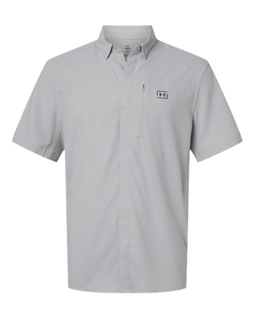 Under Armour 1383571 Men's Fish Pro Hybrid Woven Short Sleeve