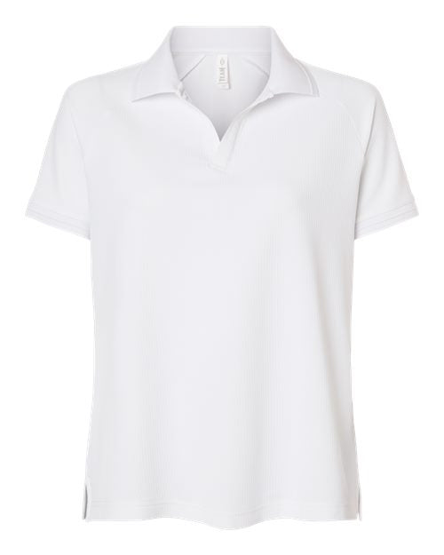 Team 365 Women's Topspin Stretch Grid Textured Polo - Team 365 TT130W