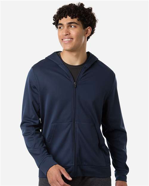 Team 365 Unisex Squad Tech Fleece Hooded Full-Zip - Team 365 TT402