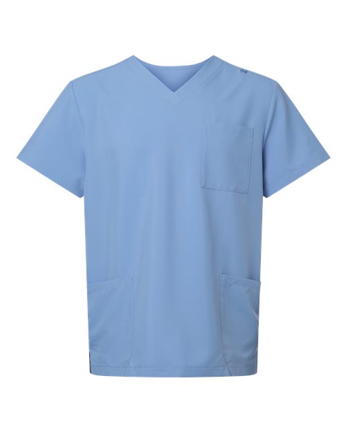 Hanes HMB002 Men's V-Neck 3-Pocket Scrub Top