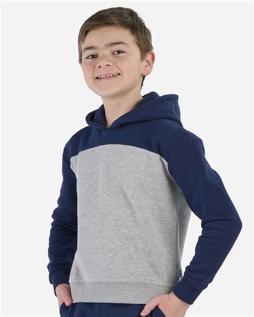 Boxercraft Youth Colorblocked Hooded Sweatshirt - Boxercraft BY5404