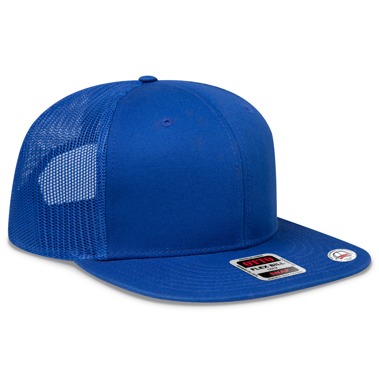 OTTO CAP® OTTO SNAP 6 Panel Pro Style Mesh Back Trucker Snapback Hat OTTO 141-1070