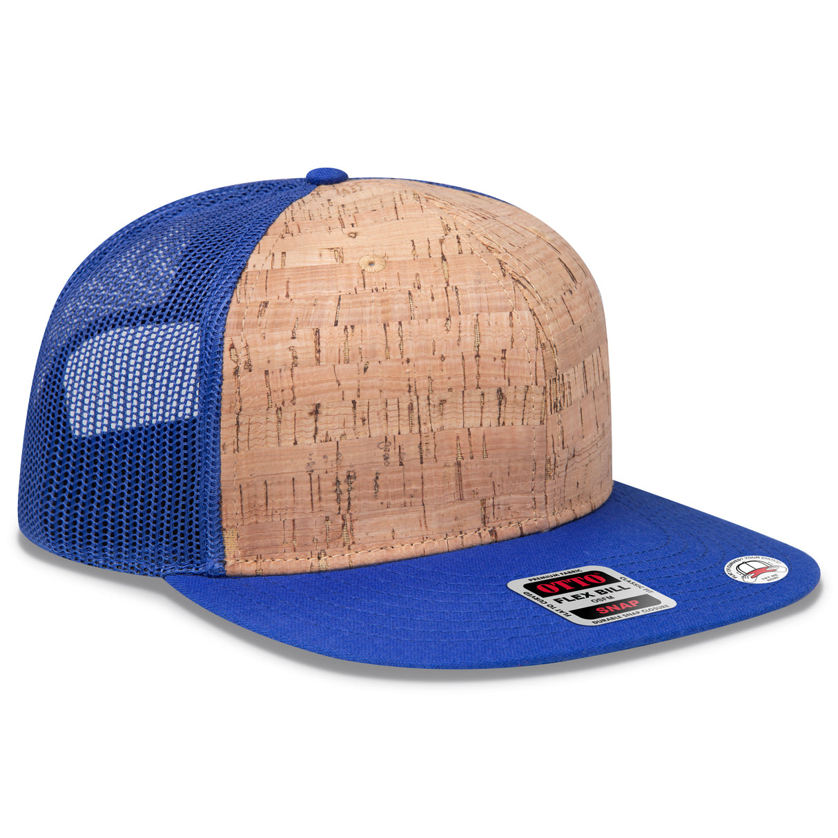 OTTO CAP® OTTO SNAP 6 Panel Pro Style Mesh Back Trucker Snapback Hat OTTO 141-1070