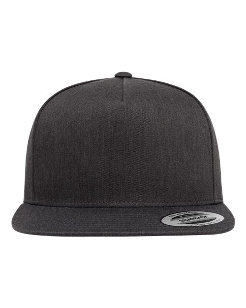 YP Classics Five-Panel Cotton Twill Snapback Cap - Yupoong 6007