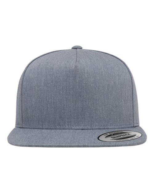 YP Classics Five-Panel Cotton Twill Snapback Cap - Yupoong 6007