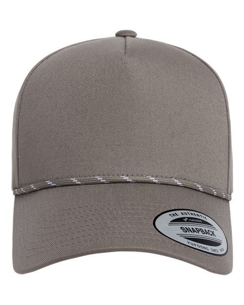 YP Classics 5079BD Retro Cotton Blend Five-Panel Rope Cap