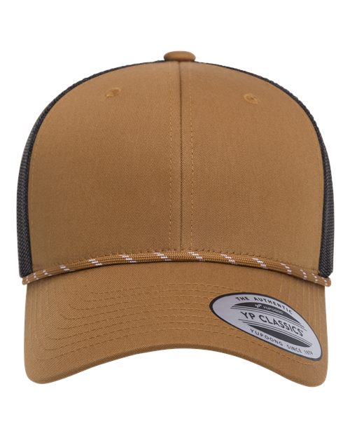 YP Classics 6606BD Retro Trucker Rope Cap