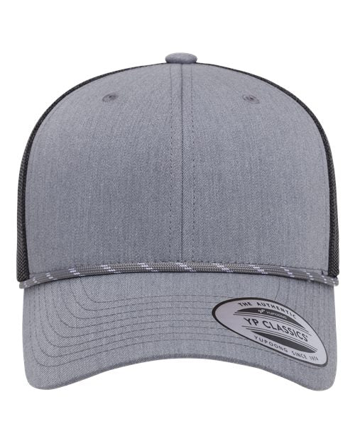 YP Classics 6606BD Retro Trucker Rope Cap
