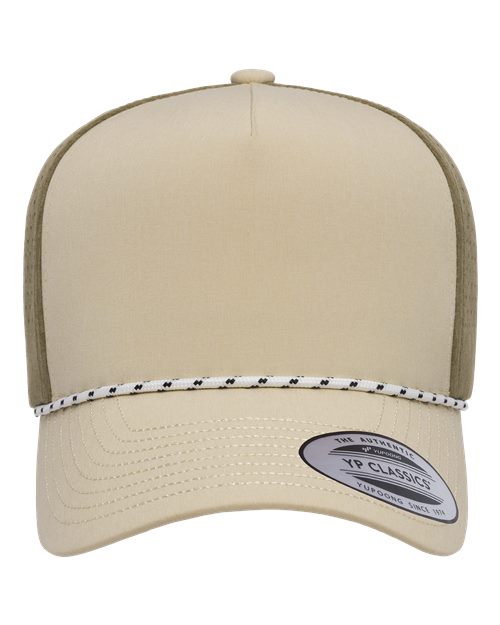 YP Classics 5389BD Five-Panel Perforated Rope Cap