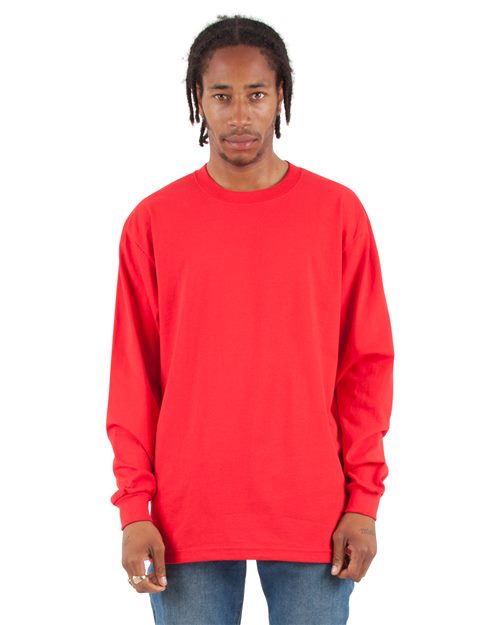 Shaka Wear Men's Max Heavyweight Long Sleeve T-Shirt - Shaka Wear SHMHLS