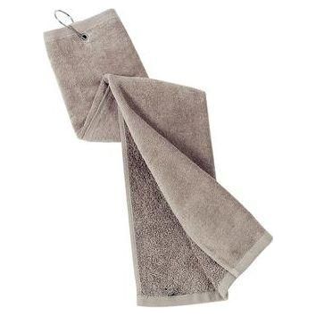 Grommeted Tri-Fold Golf Towel Joe's USA Khaki