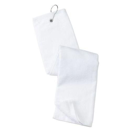 Grommeted Tri-Fold Golf Towel Joe's USA White
