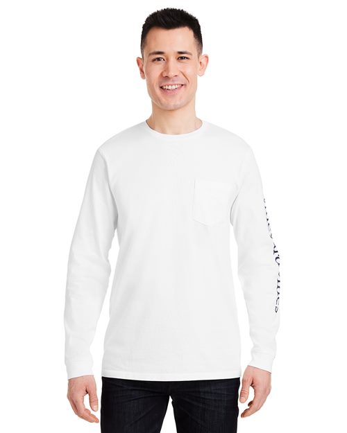Vineyard Vines V021214 Unisex Long Sleeve Pocket T-Shirt