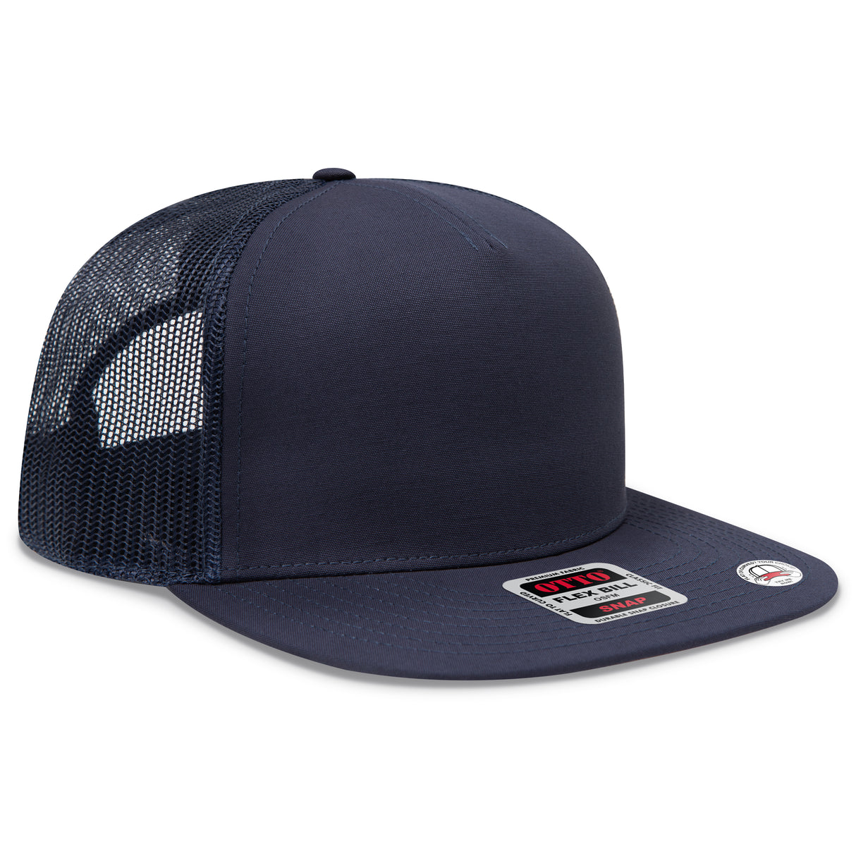 OTTO CAP® OTTO SNAP 5 Panel Pro Style Mesh Back Trucker Snapback Hat OTTO 154-1174