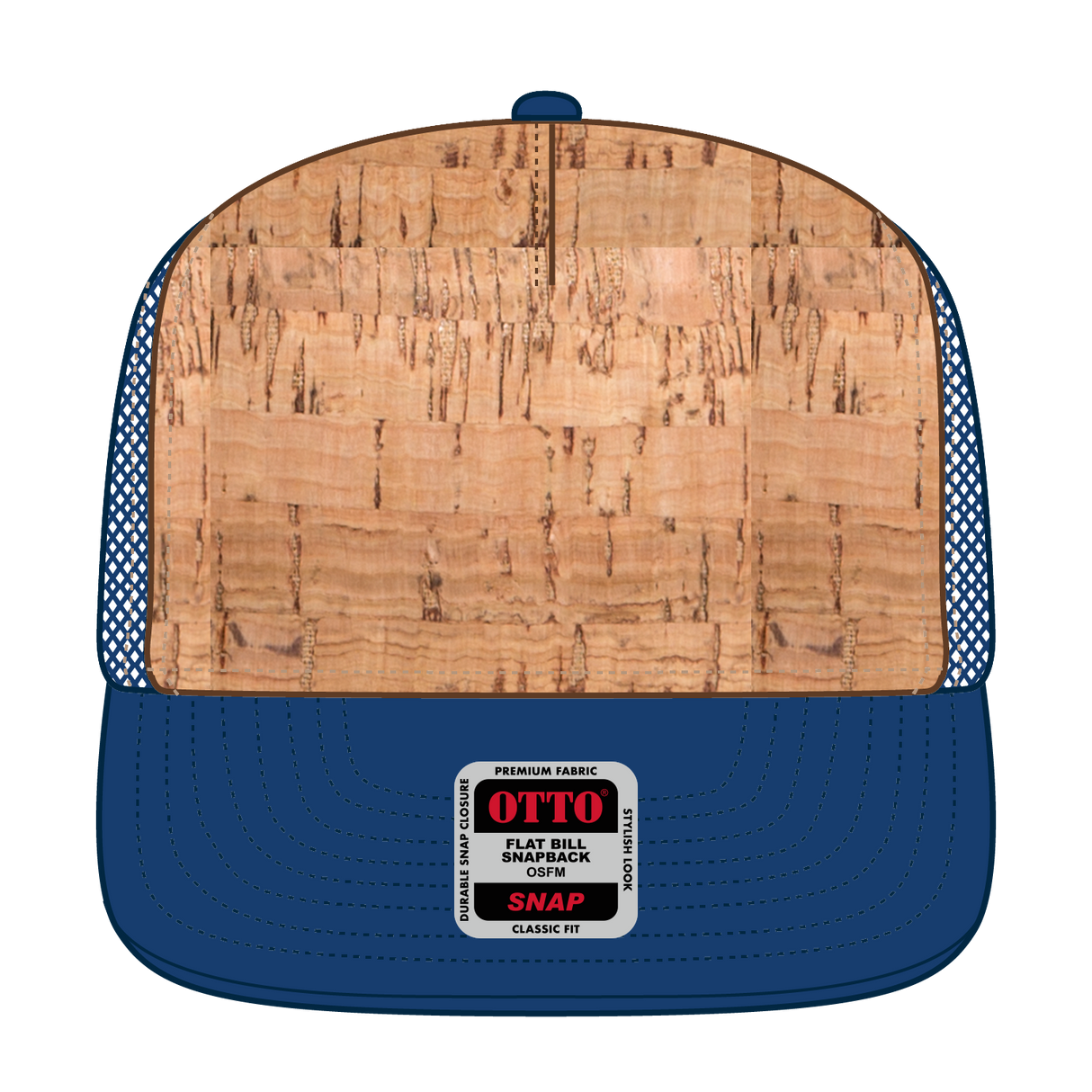OTTO CAP "OTTO SNAP" 5 Panel Pro Style Mesh Back Trucker Snapback Hat OTTO 154-1174