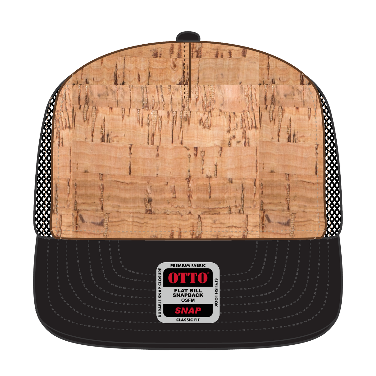 OTTO CAP "OTTO SNAP" 5 Panel Pro Style Mesh Back Trucker Snapback Hat OTTO 154-1174