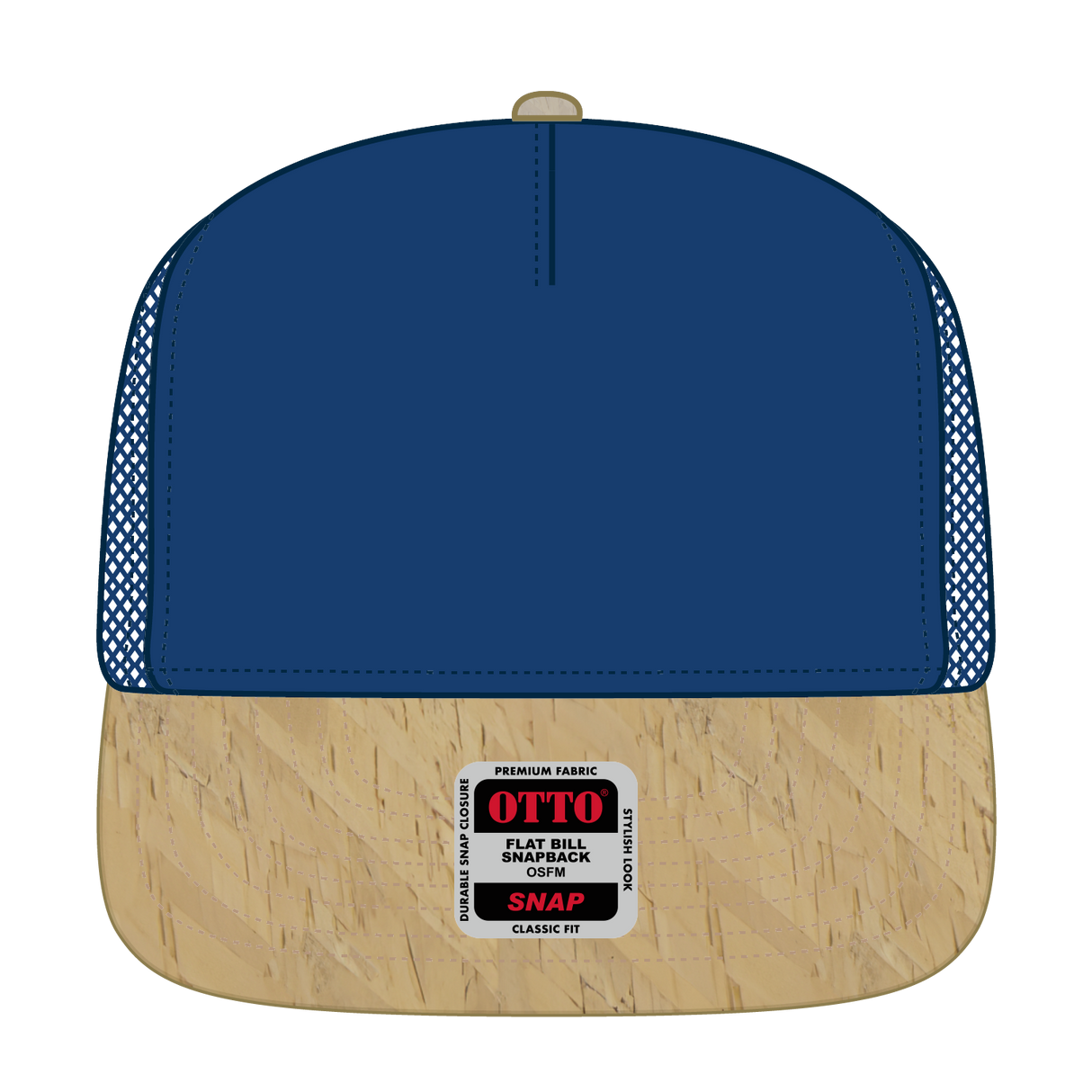 OTTO CAP "OTTO SNAP" 5 Panel Pro Style Mesh Back Trucker Snapback Hat OTTO 154-1174