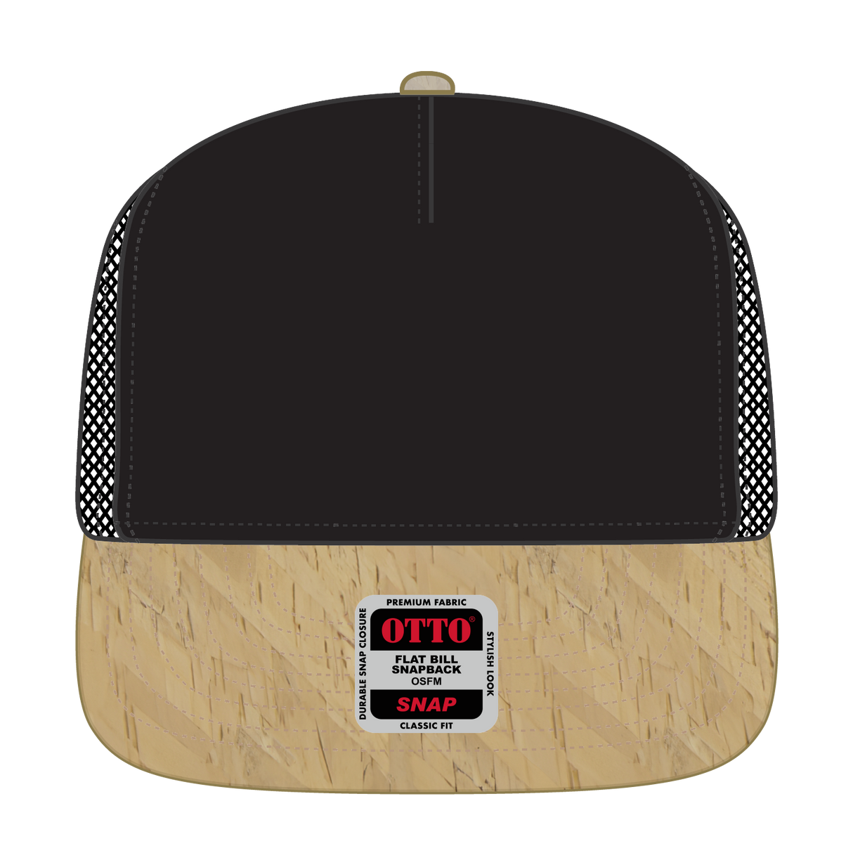 OTTO CAP "OTTO SNAP" 5 Panel Pro Style Mesh Back Trucker Snapback Hat OTTO 154-1174