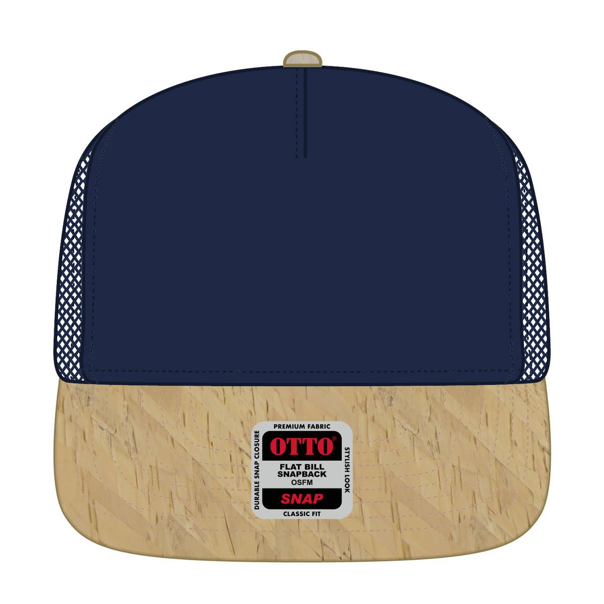 OTTO CAP "OTTO SNAP" 5 Panel Pro Style Mesh Back Trucker Snapback Hat OTTO 154-1174
