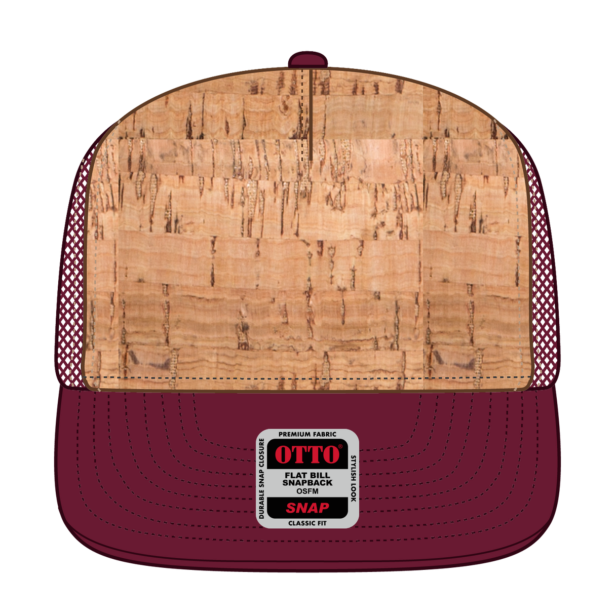 OTTO CAP "OTTO SNAP" 5 Panel Pro Style Mesh Back Trucker Snapback Hat OTTO 154-1174