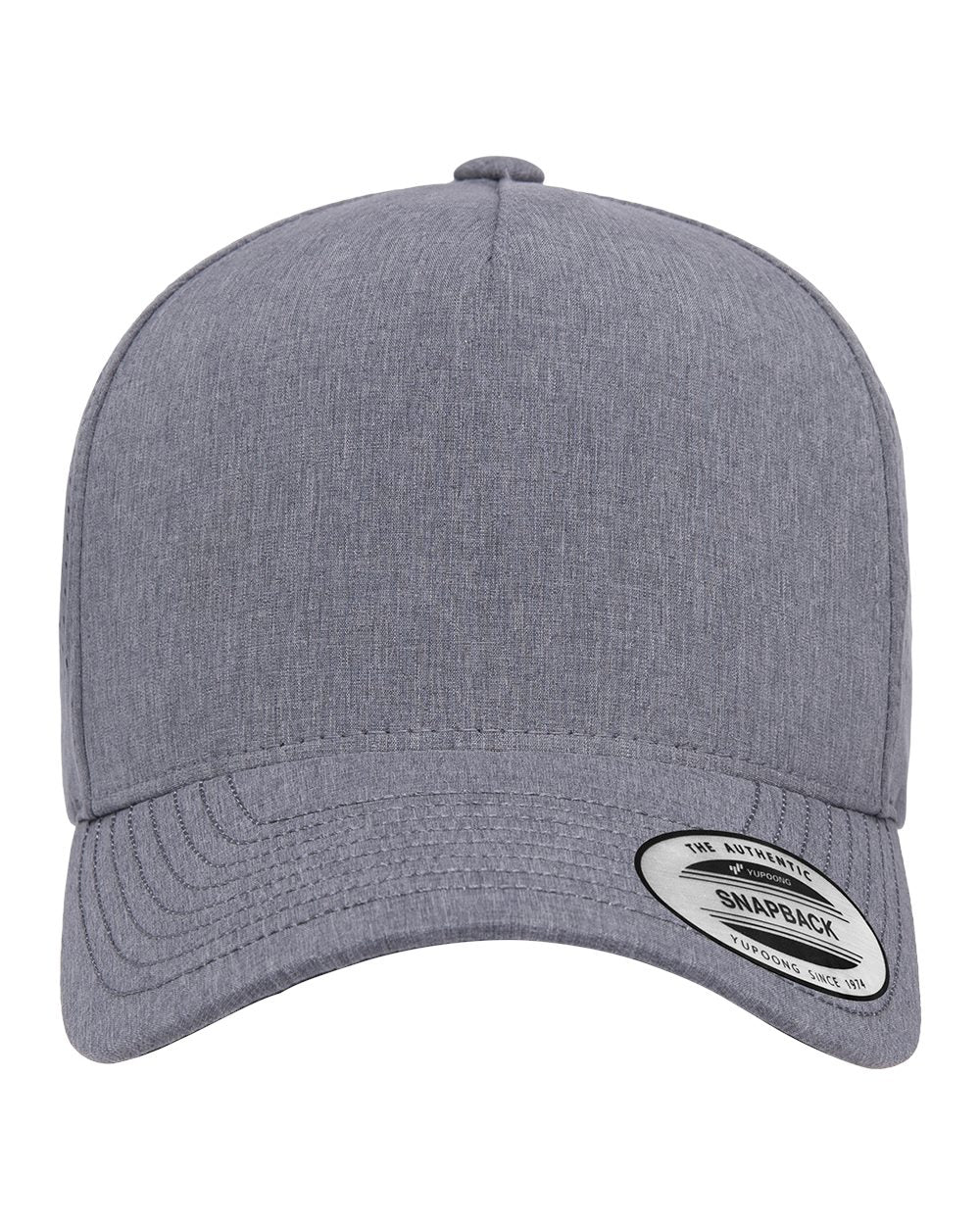 YP Classics Five-Panel Snapback with Perforated Cap - Yupoong 5389AP