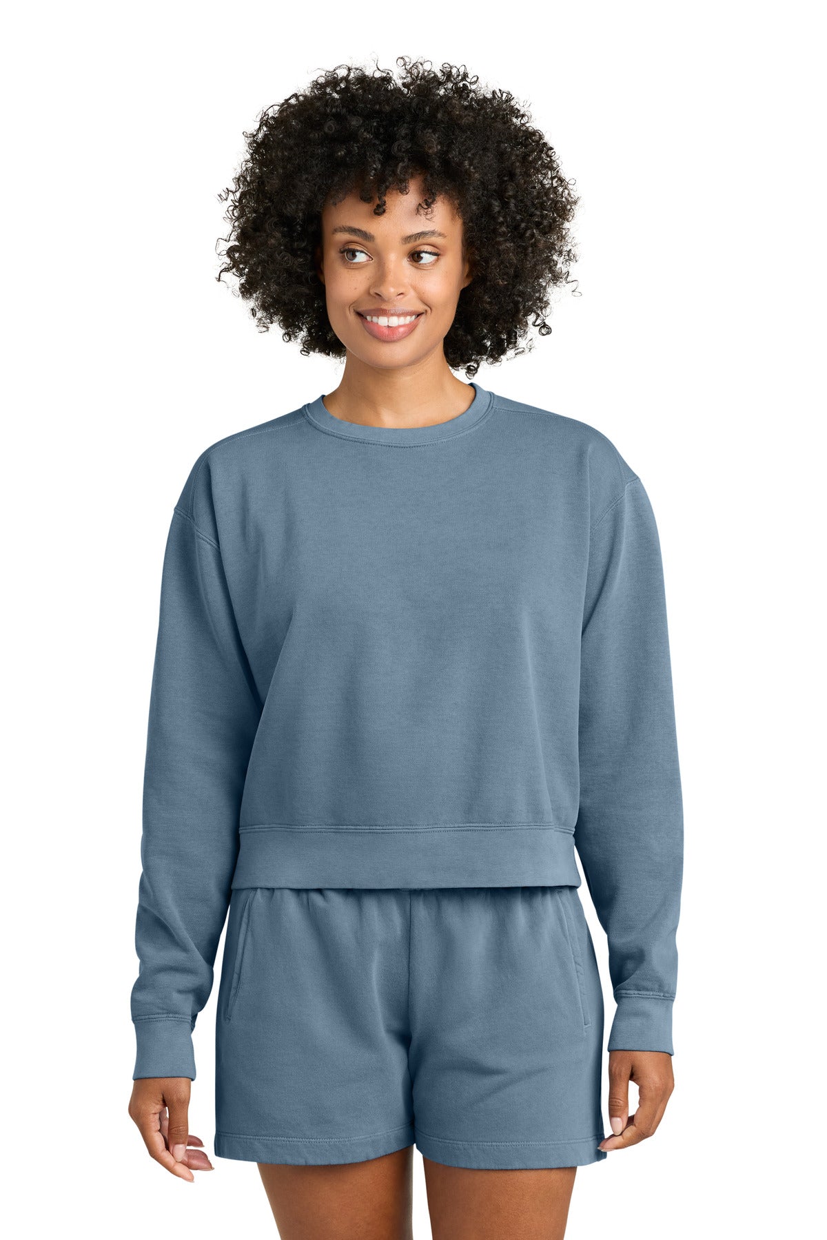 Comfort Colors 1566L Women's Mid-Length Crewneck Sweatshirt