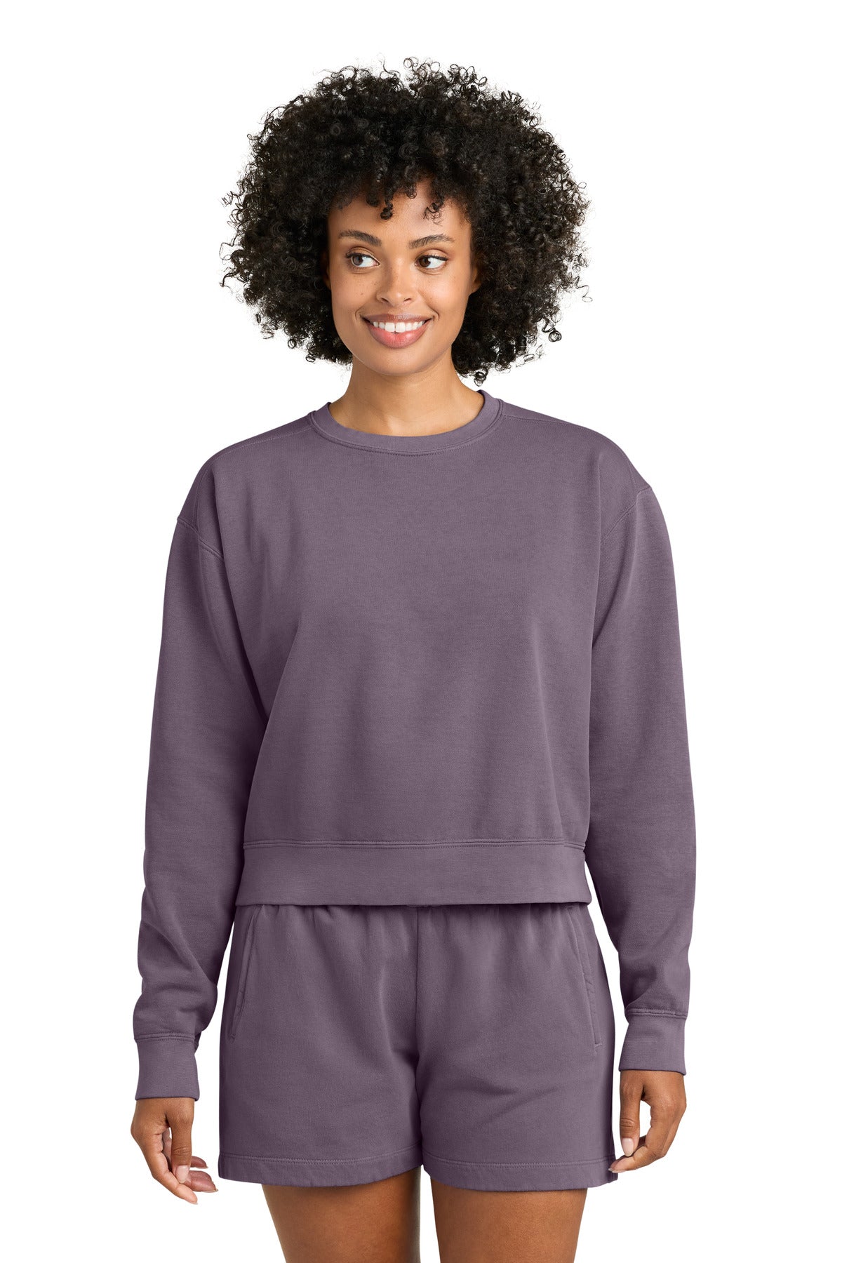 Comfort Colors 1566L Women's Mid-Length Crewneck Sweatshirt