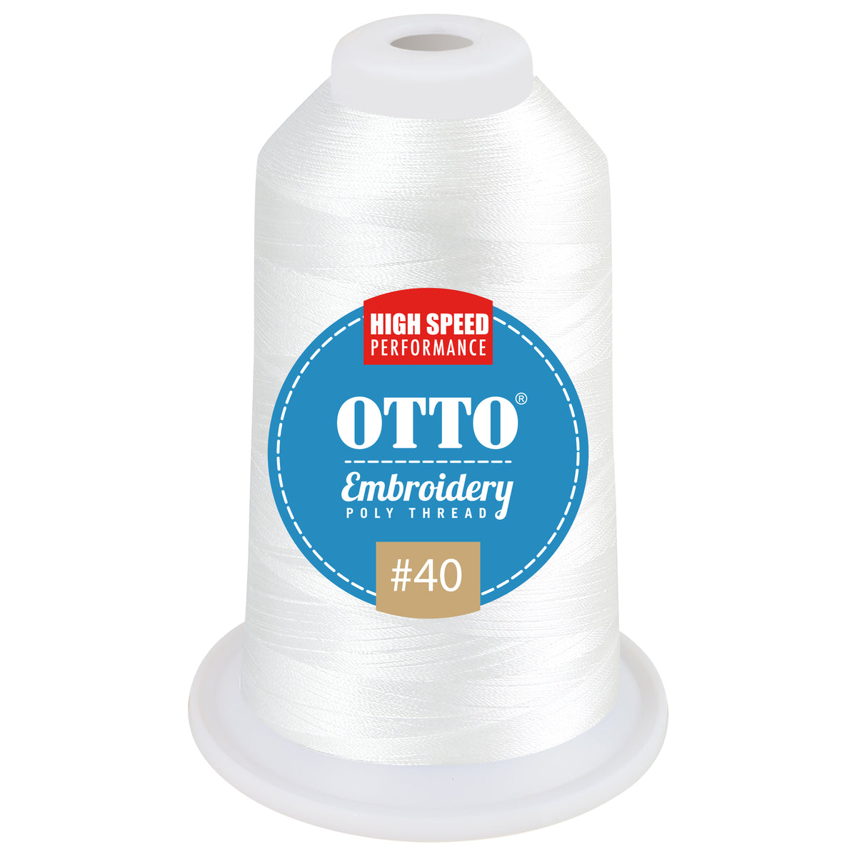 OTTO Embroidery Poly Thread #40 1,100 yd. Cone OTTO 157-108
