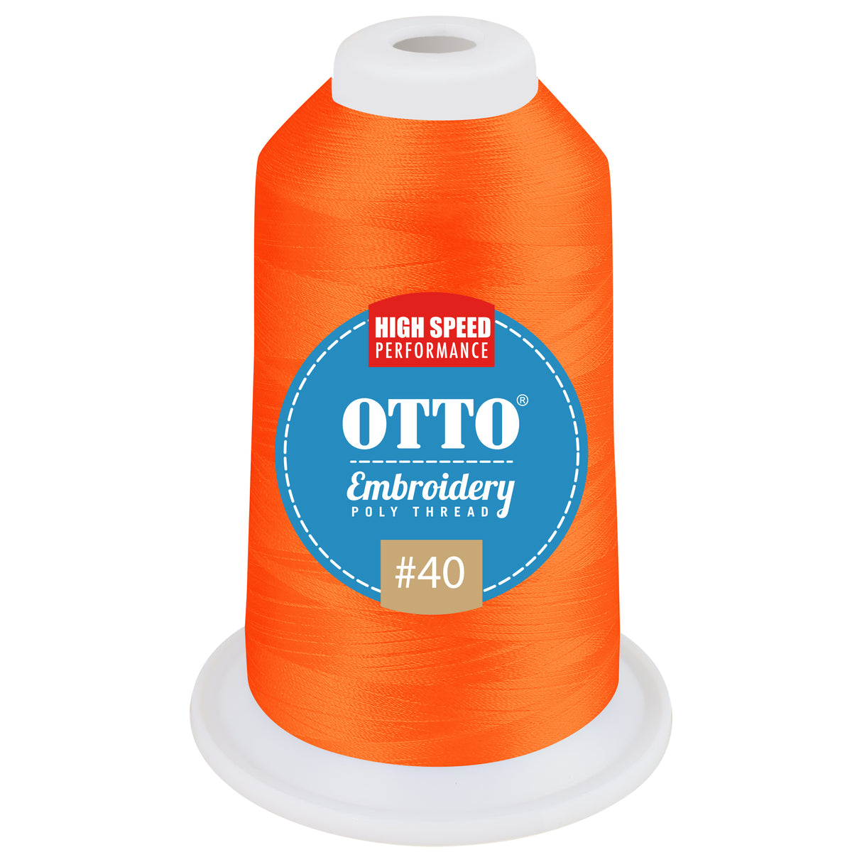 OTTO Embroidery Poly Thread #40 1,100 yd. Cone OTTO 157-108