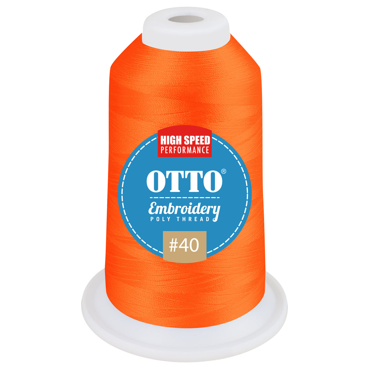 OTTO Embroidery Poly Thread #40 1,100 yd. Cone OTTO 157-108