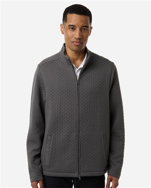 Joe's USA Men's Berkley Textured Full-Zip Jacket